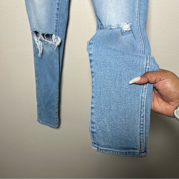 ROLLA'S Women Jeans 26" Light Wash Denim Westcoast Super Skinny Rip Knee‎ - Picture 3 of 10